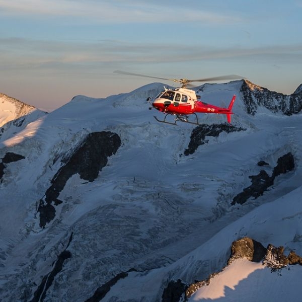 Bernina-Gletscherflug